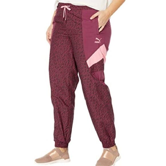Puma TFS Trackpant Animal Print windbreaker retro - Picture 1 of 5